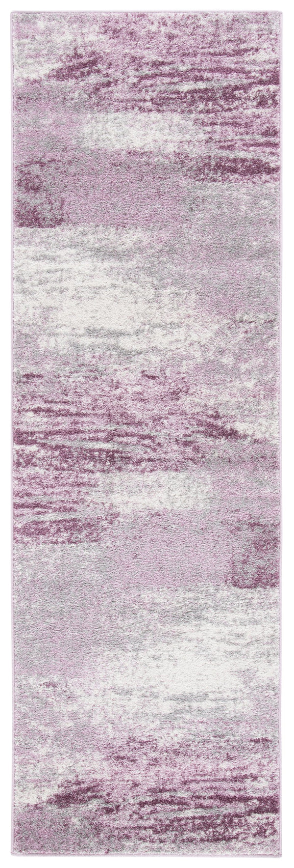 Safavieh Adricondack Low-Profile 6X8 Rug In Grey & Purple — Power‑Loomed Jute Blend, Modern Minimalist Accent (6X8) ADR112V-68