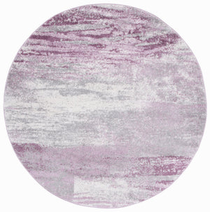 Safavieh Adricondack Low-Profile 6X8 Rug In Grey & Purple — Power‑Loomed Jute Blend, Modern Minimalist Accent (6X8) ADR112V-68