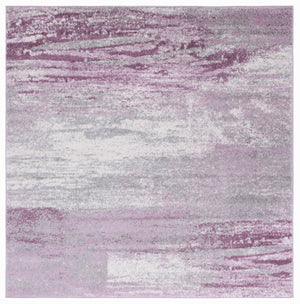Safavieh Adricondack Low-Profile 6X8 Rug In Grey & Purple — Power‑Loomed Jute Blend, Modern Minimalist Accent (6X8) ADR112V-68