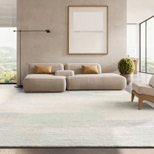 Safavieh Adirondack Abstract Power Loomed Area Rug Low Pile Polypropylene Jute Modern Decor Ivory Sage 12'-0" x 18'-0" ADR112W-1218