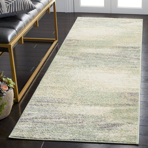 Safavieh Adricondack Ivory Sage Runner 2'1"X6' – Low-Pile 3/8" Power-Loomed Hallway Rug, Durable Poly-Jute Mix ADR112W-260
