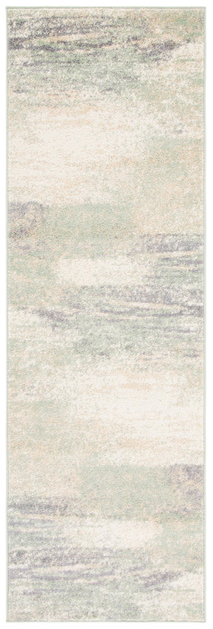 Safavieh Adricondack Ivory Sage Runner 2'1"X6' – Low-Pile 3/8" Power-Loomed Hallway Rug, Durable Poly-Jute Mix ADR112W-260