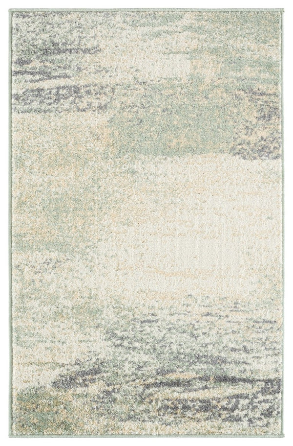 Safavieh Adirondack Abstract Power Loomed Area Rug Low Pile Polypropylene Jute Modern Decor Ivory Sage 2'-0" x 3'-0" ADR112W-2