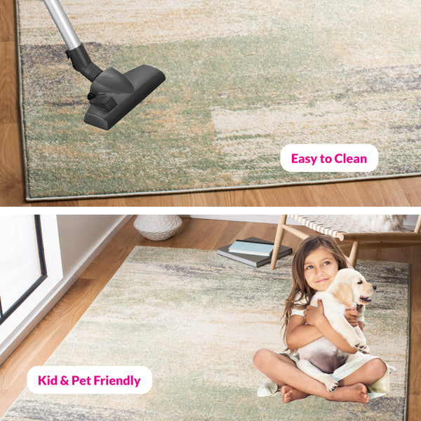 Safavieh Adirondack Modern Oversized Area Rug In Elegant Silver And Black - Stylish Home Decor Essential Ivory ,Sage 60% Polypropylene  30% Jute  10% Polyester Adr112w-2012