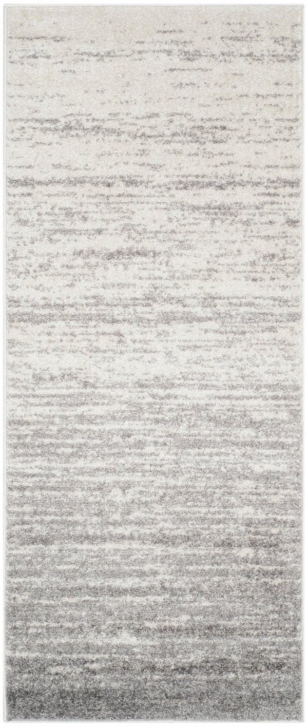 Safavieh Adirondack Runner Area Rug In Elegant Ivory And Silver - Perfect For Hallways And High-traffic Spaces Ivory ,Silver 60% Polypropylene  30% Jute  10% Polyester Adr113b-2012