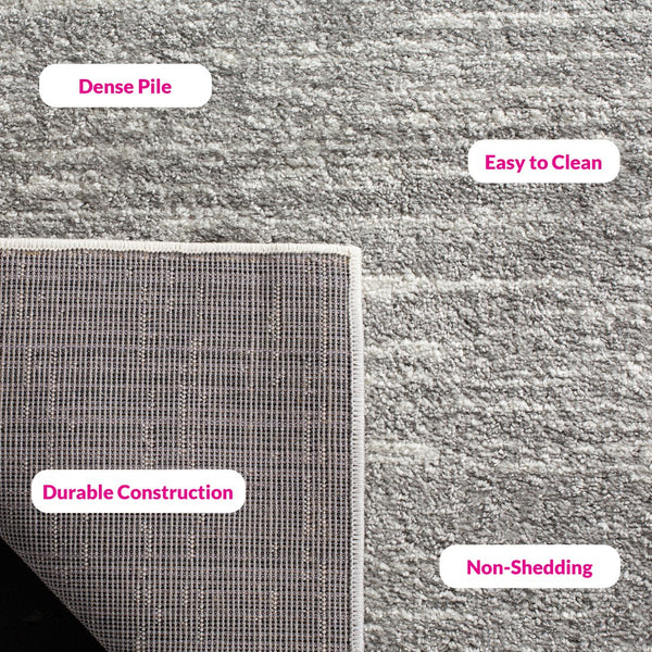 Safavieh Adirondack Runner Area Rug In Elegant Ivory And Silver - Perfect For Hallways And High-traffic Spaces Ivory ,Silver 60% Polypropylene  30% Jute  10% Polyester Adr113b-2012