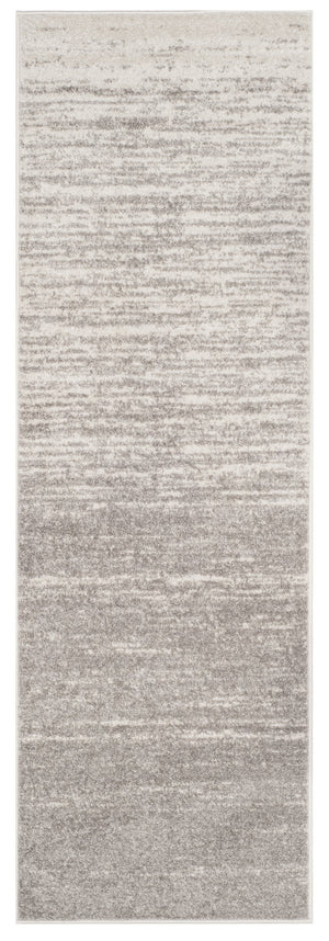 Safavieh Adirondack Runner Area Rug In Elegant Ivory And Silver - Perfect For Hallways And High-traffic Spaces Light Grey ,Grey 60% Polypropylene  30% Jute  10% Polyester Adr113c-2014
