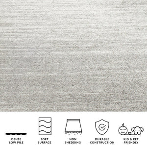 Safavieh Adirondack Tonal Grey Power Loomed Polypropylene Jute Accent Rug for Entryways Gray 2'-0" x 3'-0" ADR113C-2