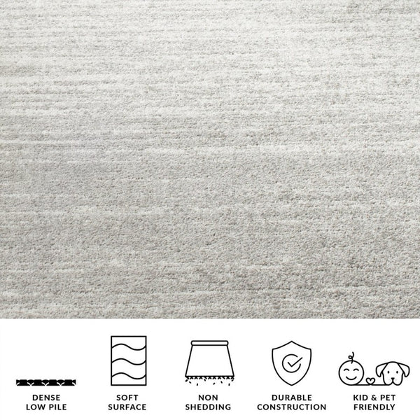 Safavieh Adirondack Tonal Grey Power Loomed Polypropylene Jute Accent Rug for Entryways Gray 2'-0" x 3'-0" ADR113C-2