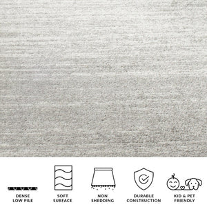 Safavieh Adirondack Tonal Grey Power Loomed Polypropylene Jute Accent Rug for Entryways Gray 2'-0" x 3'-0" ADR113C-2