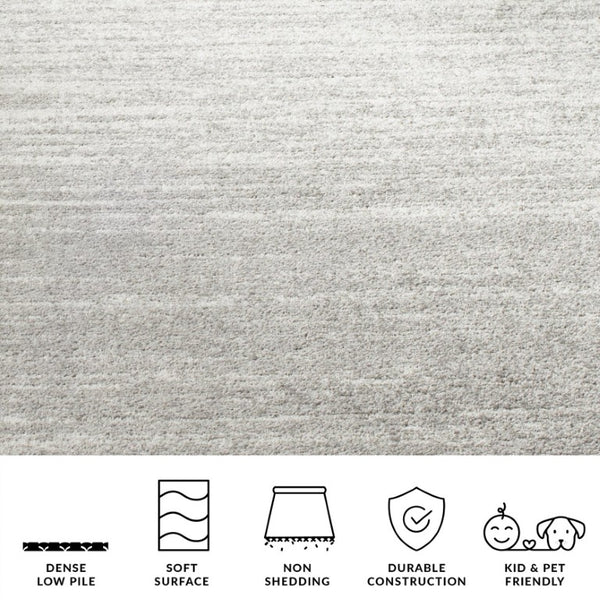 Safavieh Adirondack Tonal Grey Power Loomed Polypropylene Jute Accent Rug for Entryways Gray 2'-0" x 3'-0" ADR113C-2