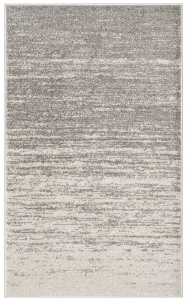 Safavieh Adirondack Runner Area Rug In Elegant Ivory And Silver - Perfect For Hallways And High-traffic Spaces Light Grey ,Grey 60% Polypropylene  30% Jute  10% Polyester Adr113c-2014