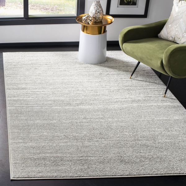Safavieh Adirondack Runner Area Rug In Elegant Ivory And Silver - Perfect For Hallways And High-traffic Spaces Light Grey ,Grey 60% Polypropylene  30% Jute  10% Polyester Adr113c-2014