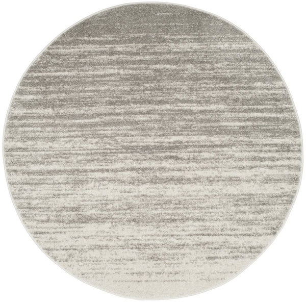 Safavieh Adirondack Runner Area Rug In Elegant Ivory And Silver - Perfect For Hallways And High-traffic Spaces Light Grey ,Grey 60% Polypropylene  30% Jute  10% Polyester Adr113c-2014