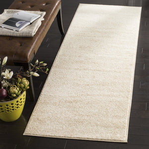 Safavieh Adirondack Oval Area Rug Champagne Cream — Low-Profile Power-Loomed Accent Rug For Elegant Rooms 6'-0" x 8'-0" ADR113W-68OV