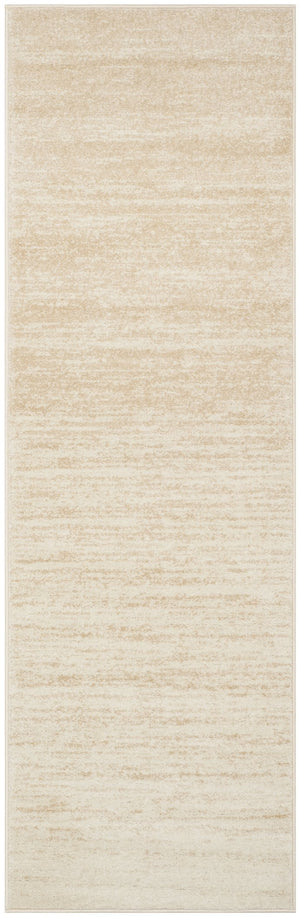 Safavieh Adirondack Runner Area Rug In Elegant Ivory And Silver - Perfect For Hallways And High-traffic Spaces Champagne ,Cream 60% Polypropylene  30% Jute  10% Polyester Adr113w-68