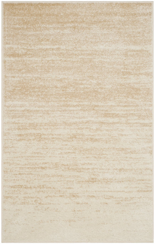 Safavieh Adirondack Runner Area Rug In Elegant Ivory And Silver - Perfect For Hallways And High-traffic Spaces Champagne ,Cream 60% Polypropylene  30% Jute  10% Polyester Adr113w-68