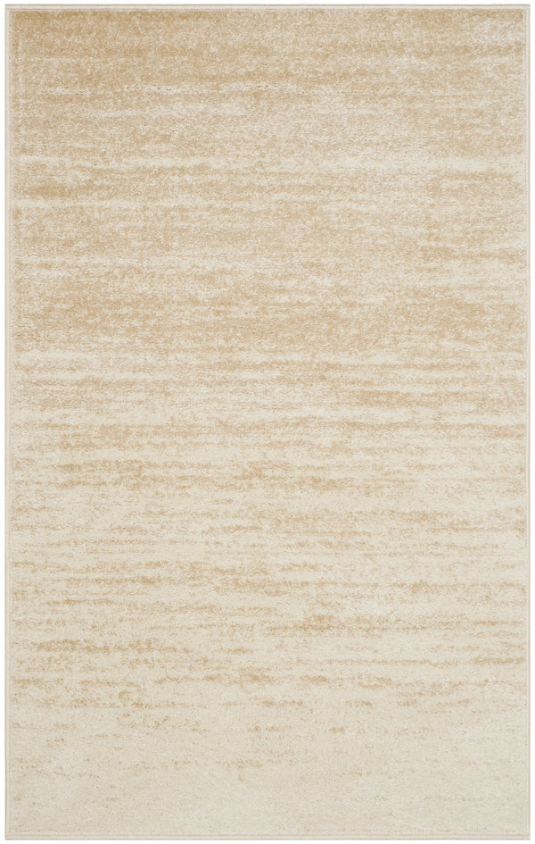 Safavieh Adirondack Oval Area Rug Champagne Cream — Low-Profile Power-Loomed Accent Rug For Elegant Rooms 6'-0" x 8'-0" ADR113W-68OV