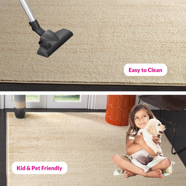 Safavieh Adirondack Runner Area Rug In Elegant Ivory And Silver - Perfect For Hallways And High-traffic Spaces Champagne ,Cream 60% Polypropylene  30% Jute  10% Polyester Adr113w-68