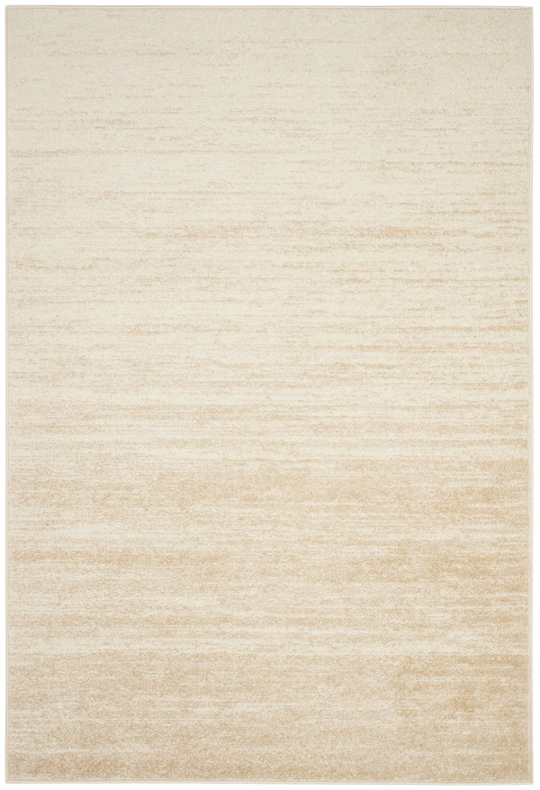 Safavieh Adirondack Runner Area Rug In Elegant Ivory And Silver - Perfect For Hallways And High-traffic Spaces Champagne ,Cream 60% Polypropylene  30% Jute  10% Polyester Adr113w-68