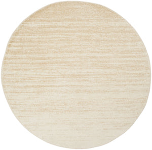 Safavieh Adirondack Oval Area Rug Champagne Cream — Low-Profile Power-Loomed Accent Rug For Elegant Rooms 6'-0" x 8'-0" ADR113W-68OV