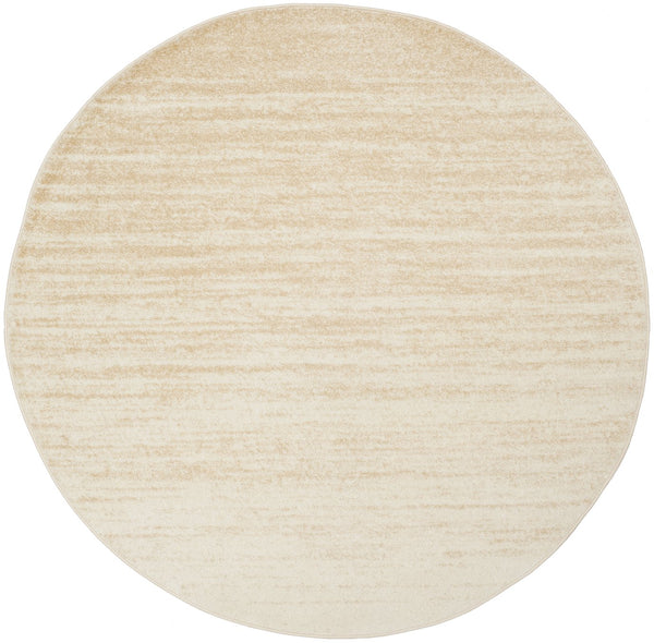 Safavieh Adirondack Oval Area Rug Champagne Cream — Low-Profile Power-Loomed Accent Rug For Elegant Rooms 6'-0" x 8'-0" ADR113W-68OV