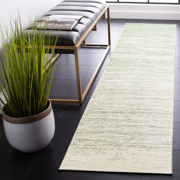 Safavieh Adirondack Runner Area Rug In Elegant Ivory And Silver - Perfect For Hallways And High-traffic Spaces Sage ,Ivory 60% Polypropylene  30% Jute  10% Polyester Adr113x-5ov