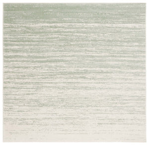 Safavieh Adirondack Tonal Grey Power Loomed Polypropylene Jute Accent Rug for Entryways Green 3'-0" x 3'-0" Square ADR113X-3SQ