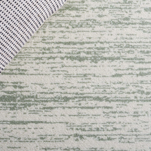 Safavieh Adirondack Exquisite Turkish Area Rug - Soft Striated Design In Light Grey For Modern Sophistication Sage ,Ivory 55% Polypropylene,40% Jute,5% Polyester Adr113x-6sq