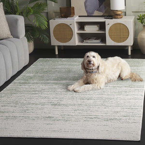 Safavieh Adirondack Runner Area Rug In Elegant Ivory And Silver - Perfect For Hallways And High-traffic Spaces Sage ,Ivory 60% Polypropylene  30% Jute  10% Polyester Adr113x-5ov