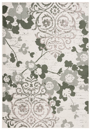 Safavieh Adirondack 114 Power Loomed Transitional Rug Ivory / Dark Green 9' x 12' ADR114X-9