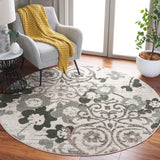 Safavieh Adirondack 114 Power Loomed Transitional Rug Ivory / Dark Green 9' x 12' ADR114X-9