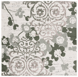 Safavieh Adirondack 114 Power Loomed Transitional Rug Ivory / Dark Green 9' x 12' ADR114X-9