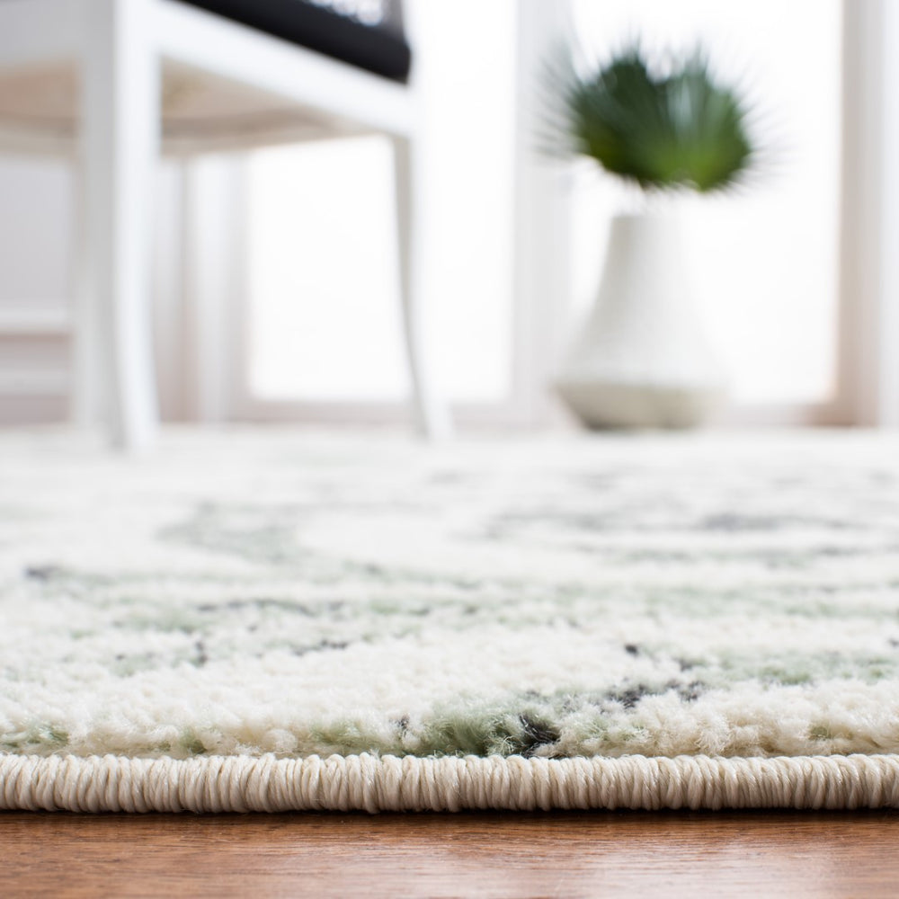 Safavieh Adirondack 114 Power Loomed Transitional Rug Ivory / Green 55% Polypropylene,  40% Jute,  5% Polyester