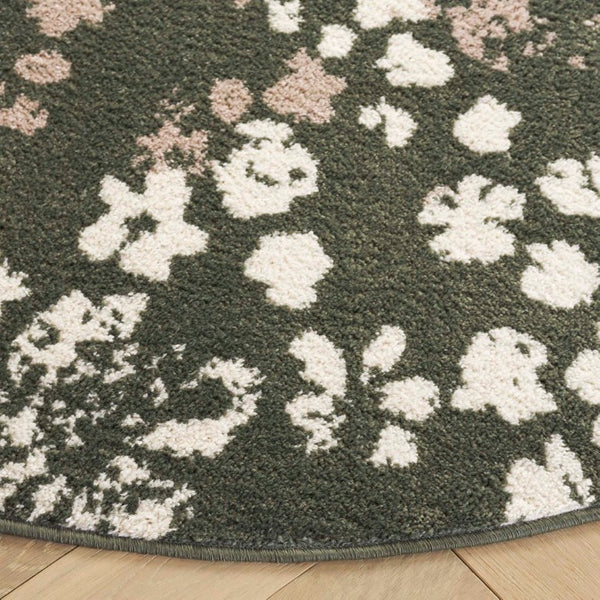 Safavieh Adirondack Power-Loomed Jute Polypropylene Runner Rug for Hallways and Entryways 4'-0" x 4'-0" Round ADR115Y-4R