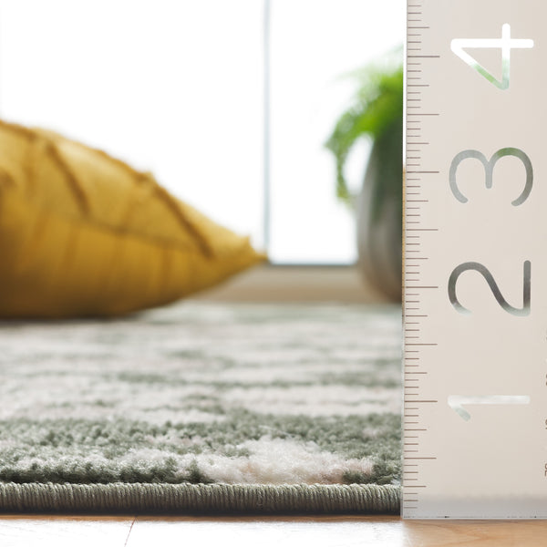 Safavieh Adirondack 115 Power Loomed Transitional Rug Dark Green / Ivory 5'-1" x 7'-6"