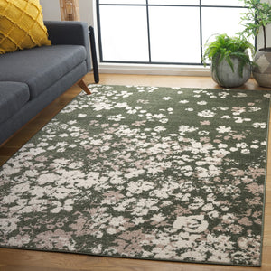 Safavieh Adirondack 115 Power Loomed Transitional Rug Dark Green / Ivory 5'-1" x 7'-6"