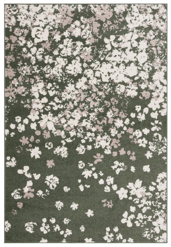 Safavieh Adirondack 115 Power Loomed Transitional Rug Dark Green / Ivory 5'-1" x 7'-6"