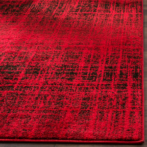 Safavieh Adirondack 116 Power Loomed Rug Red / Black 5% Polypropylene, 40% Jute, 5% Polyester