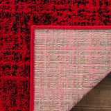 Safavieh Adirondack 116 Power Loomed Rug Red / Black 5% Polypropylene, 40% Jute, 5% Polyester