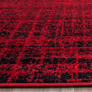 Safavieh Adirondack 116 Power Loomed Rug Red / Black 5% Polypropylene, 40% Jute, 5% Polyester