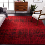 Safavieh Adirondack 116 Power Loomed Rug Red / Black 5% Polypropylene, 40% Jute, 5% Polyester