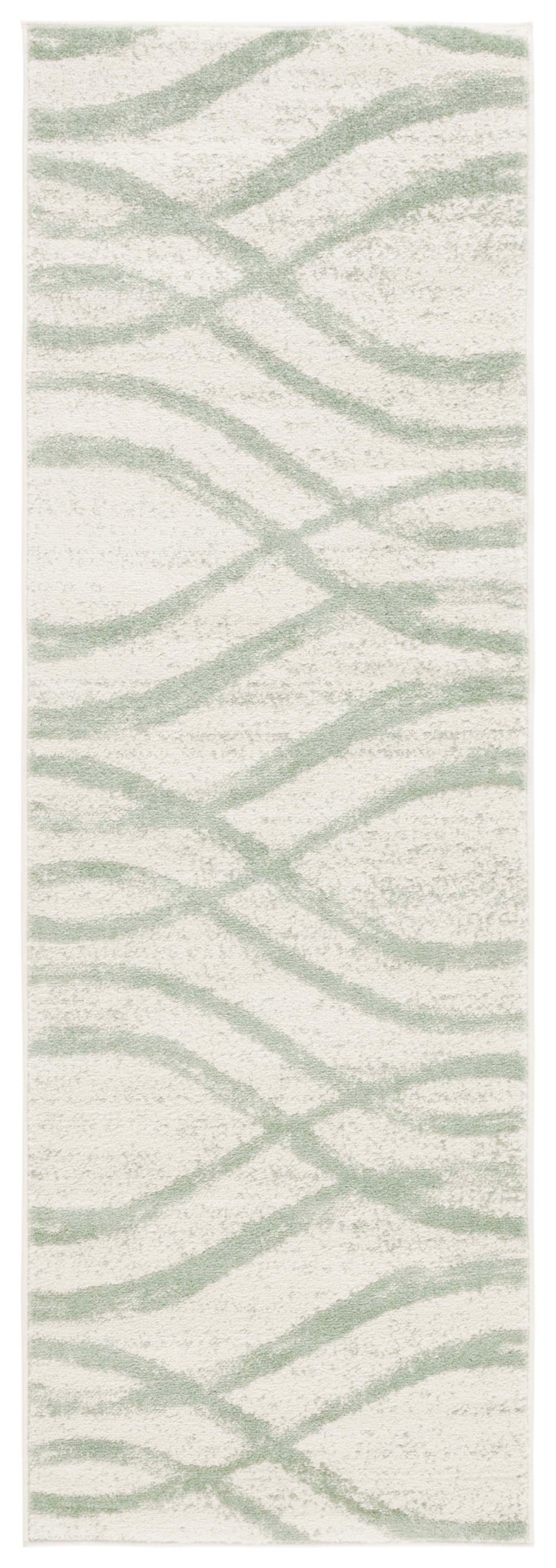 Safavieh Adirondack Modern Abstract Area Rug – Elegant Ivory And Sage Design For Stylish Home Décor Ivory ,Sage 55% Polypropylene,40% Jute,5% Polyester Adr125a-6sq