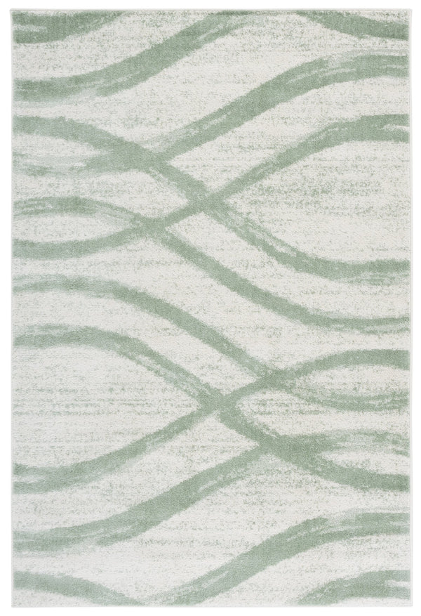 Safavieh Adirondack Modern Abstract Area Rug – Elegant Ivory And Sage Design For Stylish Home Décor Ivory ,Sage 55% Polypropylene,40% Jute,5% Polyester Adr125a-6sq