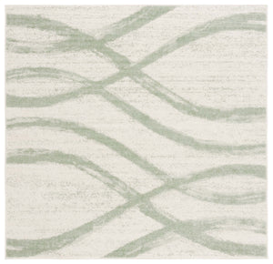Safavieh Adirondack Modern Abstract Area Rug – Elegant Ivory And Sage Design For Stylish Home Décor Ivory ,Sage 55% Polypropylene,40% Jute,5% Polyester Adr125a-6sq