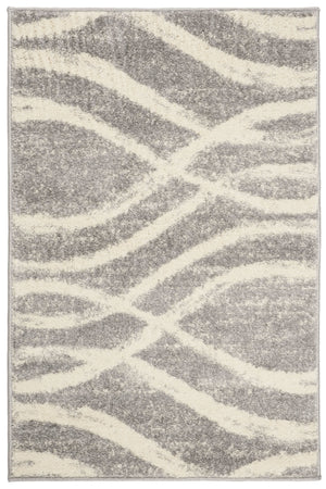 Safavieh Adirondack Oversized Grey Cream Runner Rug — Low-Profile Power-Loomed Design For High-Traffic Areas 2'-6" x 22'-0" ADR125B-222