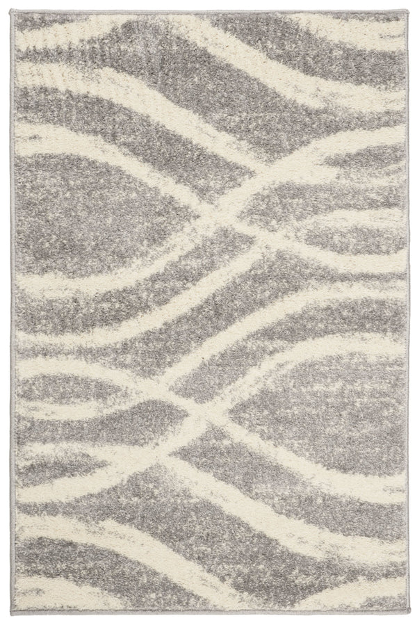 Safavieh Adirondack Oversized Grey Cream Runner Rug — Low-Profile Power-Loomed Design For High-Traffic Areas 2'-6" x 22'-0" ADR125B-222