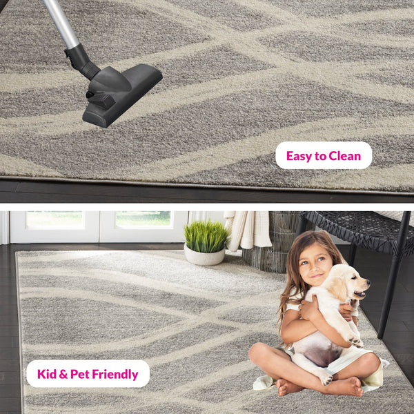 Safavieh Adirondack Large Rectangle Area Rug - Elegant Ivory And Sage Design For Timeless Home Decor Appeal Grey ,Cream 60% Polypropylene  30% Jute  10% Polyester Adr125b-3r