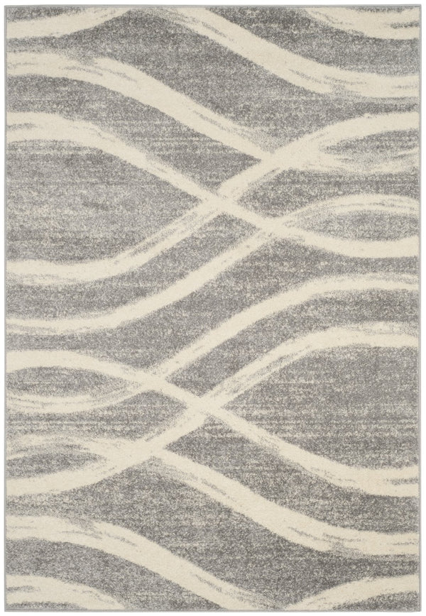 Safavieh Adirondack Oversized Grey Cream Runner Rug — Low-Profile Power-Loomed Design For High-Traffic Areas 2'-6" x 22'-0" ADR125B-222
