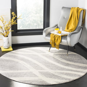 Safavieh Adirondack Oversized Grey Cream Runner Rug — Low-Profile Power-Loomed Design For High-Traffic Areas 2'-6" x 22'-0" ADR125B-222